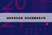 深圳市竞价托管  竞价托管服务多少钱