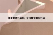 竞价竞价托管吗  竞价托管如何托管