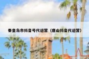 秦皇岛市抖音号代运营（唐山抖音代运营）