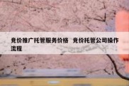 竞价推广托管服务价格  竞价托管公司操作流程