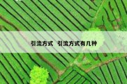 引流方式  引流方式有几种