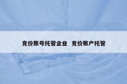 竞价账号托管企业  竞价账户托管