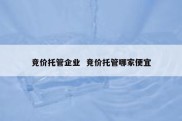 竞价托管企业  竞价托管哪家便宜