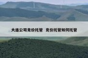 大连公司竞价托管  竞价托管如何托管