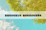 靠谱竞价托管公司  最好的竞价托管费用