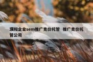濮阳企业sem推广竞价托管  推广竞价托管公司