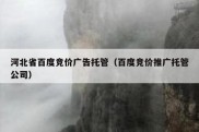 河北省百度竞价广告托管（百度竞价推广托管公司）
