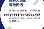 益阳竞价托管费用  竞价托管公司操作流程