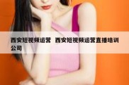 西安短视频运营  西安短视频运营直播培训公司