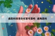 通高科技竞价托管可靠吗  通海高科