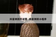 抖音拼团代运营  抖音拼团小程序