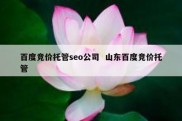 百度竞价托管seo公司  山东百度竞价托管