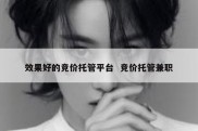 效果好的竞价托管平台  竞价托管兼职