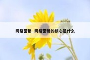 网络营销  网络营销的核心是什么
