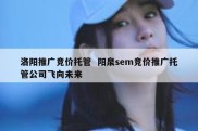 洛阳推广竞价托管  阳泉sem竞价推广托管公司飞向未来