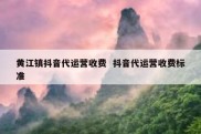 黄江镇抖音代运营收费  抖音代运营收费标准