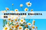 宜阳炸鸡餐饮店加盟费用  宜阳小吃有什么特色