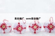 竞价推广  sem竞价推广