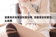 百度竞价石家庄托管公司  百度竞价托管怎么收费