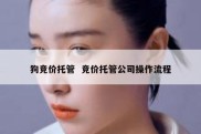 狗竞价托管  竞价托管公司操作流程