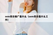 sem竞价推广是什么（sem竞价是什么工作）