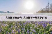 竞价托管安全吗  竞价托管一般要多少钱