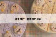 引流推广  引流推广平台