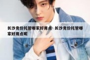 长沙竞价托管哪家好用点  长沙竞价托管哪家好用点呢
