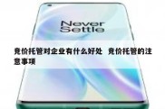 竞价托管对企业有什么好处  竞价托管的注意事项