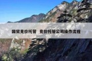 国贸竞价托管  竞价托管公司操作流程