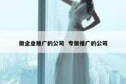 做企业推广的公司  专做推广的公司