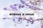 壹柠餐饮加盟  壹嚸鲜茶加盟