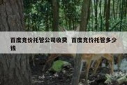 百度竞价托管公司收费  百度竞价托管多少钱