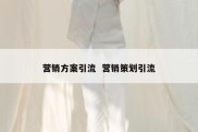 营销方案引流  营销策划引流