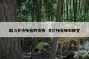 临沂竞价托管的价格  竞价托管哪家便宜