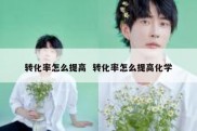 转化率怎么提高  转化率怎么提高化学