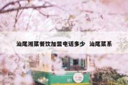 汕尾湘菜餐饮加盟电话多少  汕尾菜系