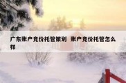 广东账户竞价托管策划  账户竞价托管怎么样