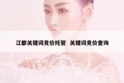 江都关键词竞价托管  关键词竞价查询