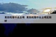 竞价托管什么公司  竞价托管什么公司比较好