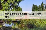 推广竞价托管就选火1星  sem竞价推广托管