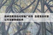 南城百度竞价托管推广软件  百度竞价托管认可百都网络优秀