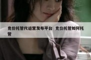 竞价托管代运营发布平台  竞价托管如何托管