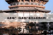 头条推广（头条推广是怎么收费的啊）