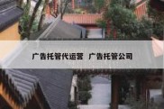 广告托管代运营  广告托管公司