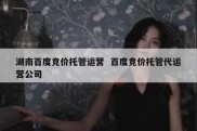 湖南百度竞价托管运营  百度竞价托管代运营公司