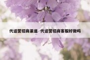 代运营招商渠道  代运营招商客服好做吗