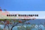 做竞价托管  竞价托管公司操作流程