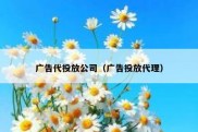 广告代投放公司（广告投放代理）