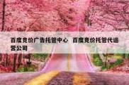 百度竞价广告托管中心  百度竞价托管代运营公司